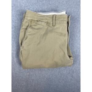 Abercrombie & Fitch Langdon Pants Mens 33x32 (31x28) Brown Slim Stretch Workwear
